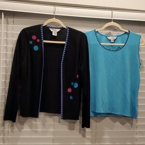 Ming Wang jacket size M and matching top size M